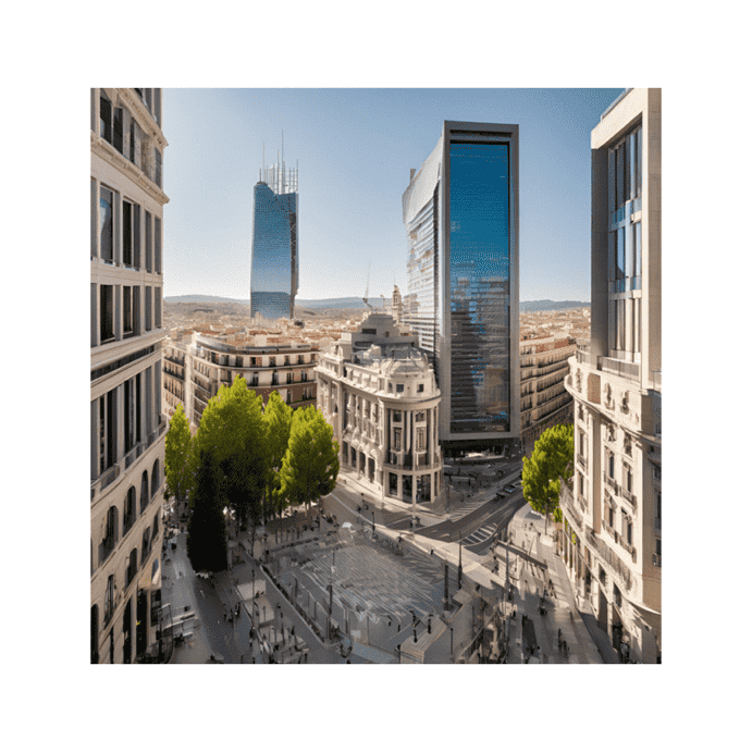 Record Office Rents in Madrid's Financial District