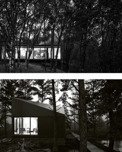 Contemporary Prefab Retreats in Forest