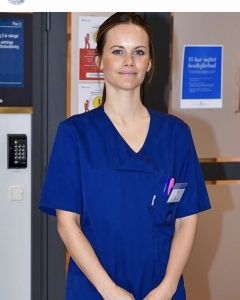 Sweden\'s Princess Sofia starts work as a healthcare assistant to help fight against Covid-19