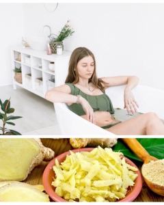 6 BENEFITS OF TAKING GINGER BATH WITH WARM WATER