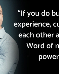 THE QUOTE REVEALS THE SECRET OF SUCCESS OF THE RICHEST BILLIONAIRE ON THE PLANET JEFF BEZOS