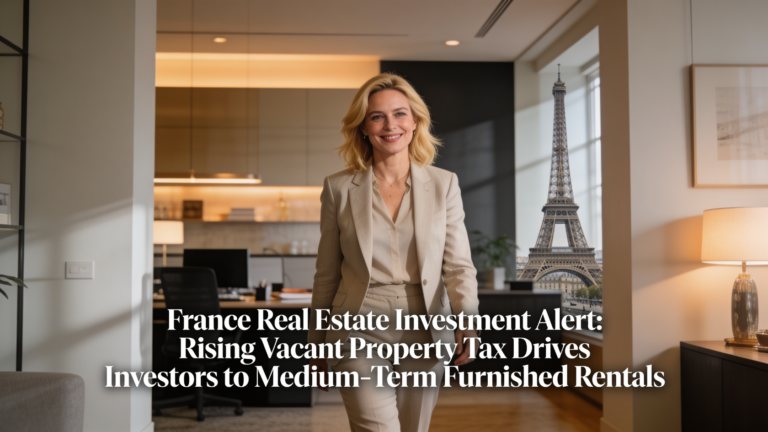 France Real Estate Investment Alert: Rising Vacant Property Tax Drives Investors to Medium-Term Furnished Rentals