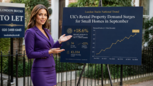 London Bucks National Trend as UK’s Rental Property Demand Surges for Small Homes in September
